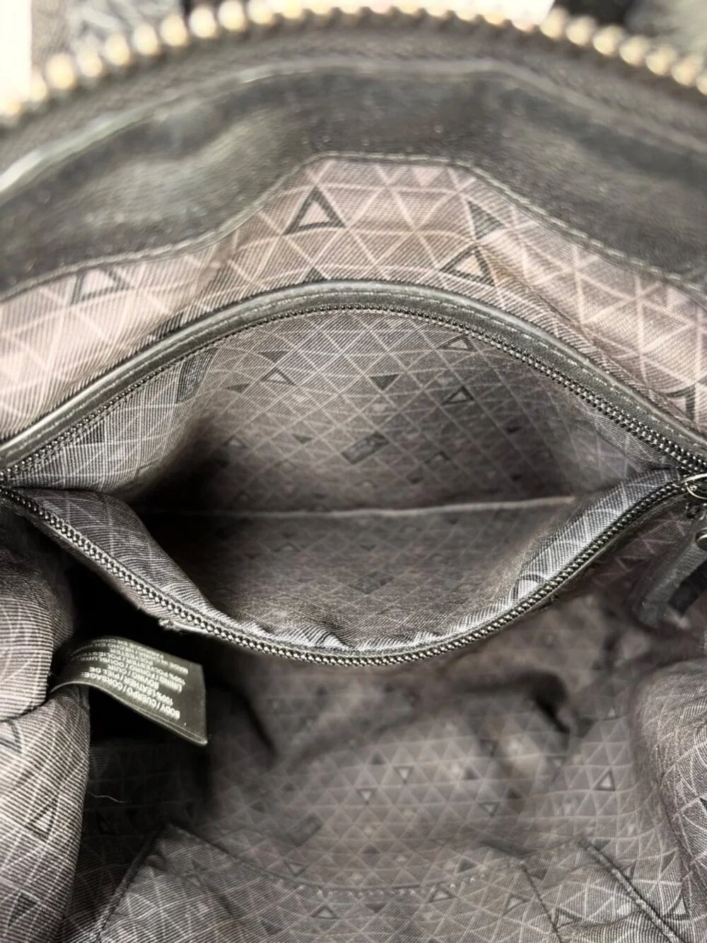 Botkier Backpack Convertible Tote Purse Gunmetal Black Pebbled Leather